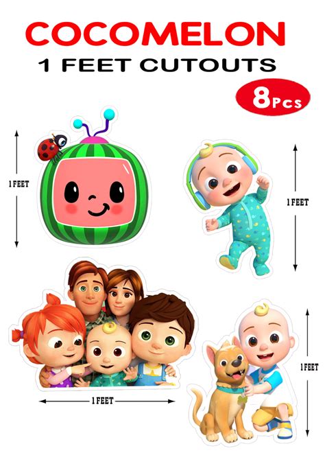 Cocomelon Printable Characters Free